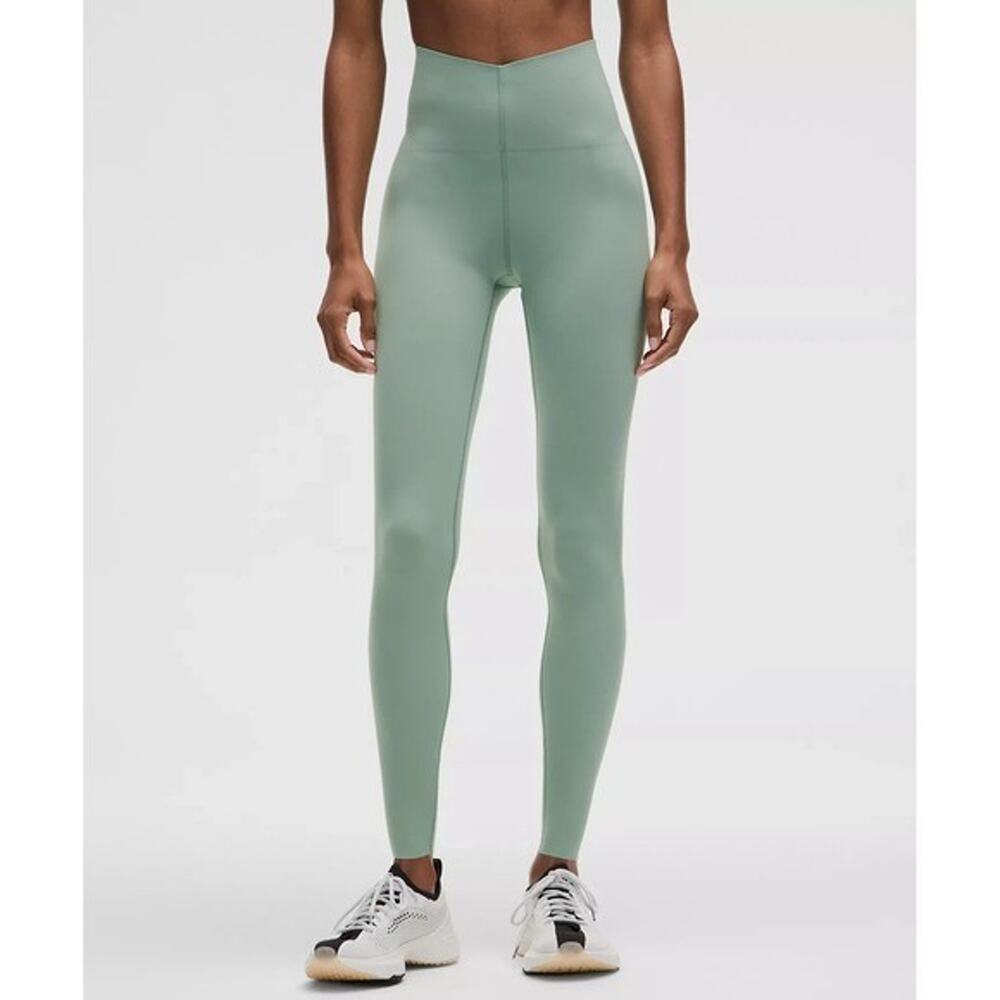 Lululemon Glow Up High Rise Tight 28" Crater‎ Blue Size 14 NWT